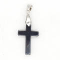 2016 produit tendance ethnique hématite Croix pendentif pour cadeau d’anniversaire